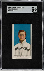 1909-1911 T206 White Border Jack Knight Portrait SGC VG 3