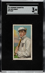 1909-1911 T206 White Border Wid Conroy with Bat SGC VG 3
