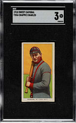 1909-1911 T206 White Border Chappie Charles SGC VG 3