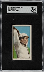 1909-1911 T206 White Border Red Ames Hands Above Head SGC VG 3