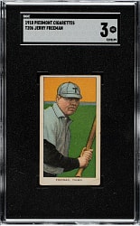 1909-1911 T206 White Border Jerry Freeman SGC VG 3