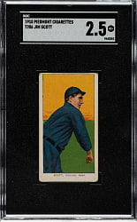 1909-1911 T206 White Border Jim Scott SGC GOOD+ 2.5