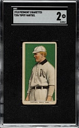 1909-1911 T206 White Border Topsy Hartsel SGC GOOD 2