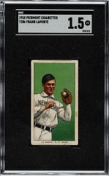 1909-1911 T206 White Border Frank LaPorte SGC FAIR 1.5