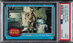 1977 Topps "Star Wars" #33 The Droids in the Control Room PSA MINT 9