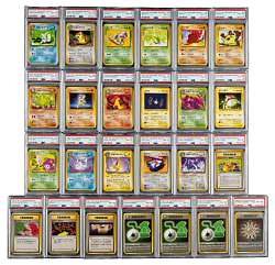 1997 Pokemon Japanese Rocket PSA NM-MT 8 Collection (25)