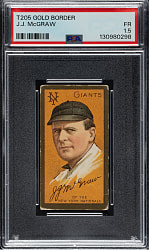 1911 T205 Gold Border John McGraw PSA FAIR 1.5