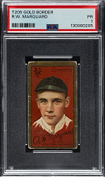 1911 T205 Gold Border Rube Marquard PSA POOR 1