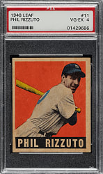 1948-1949 Leaf #11 Phil Rizzuto PSA VG-EX 4