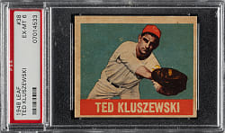 1948-1949 Leaf #38 Ted Kluszewski PSA EX-MT 6