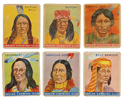 1933 R73 Goudey "Indian Gum" Collection (6) Including Sitting Bull