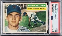 1956 Topps #164 Harmon Killebrew Gray Back PSA POOR 1