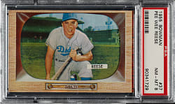1955 Bowman #37 Pee Wee Reese PSA NM-MT 8