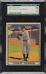 1941 R336 Play Ball #19 Charley Gehringer SGC EX+ 70