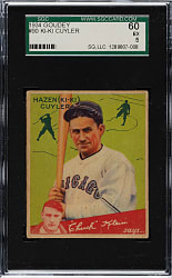 1934 R320 Goudey #90 KiKi Cuyler SGC EX 60