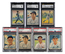 1941 R336 Play Ball PSA- and CGC-Graded Collection (7)