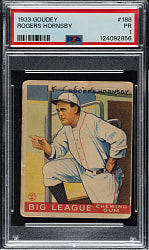 1933 R319 Goudey #188 Rogers Hornsby PSA POOR 1
