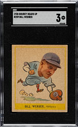 1938 R323 Goudey "Heads-Up" #259 Bill Werber SGC VG 3