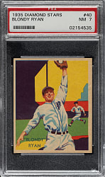 1934-1936 R327 Diamond Stars #40 Blondy Ryan PSA NM 7
