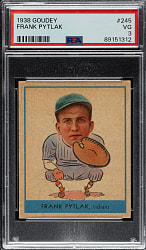 1938 R323 Goudey "Heads-Up" #245 Frank Pytlak PSA VG 3