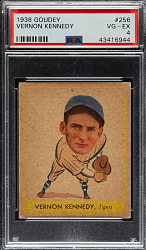1938 R323 Goudey "Heads-Up" #256 Vernon Kennedy PSA VG-EX 4