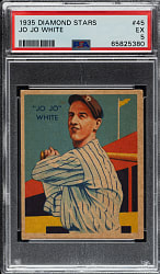 1934-1936 R327 Diamond Stars #45 Jo Jo White PSA EX 5