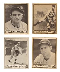 1940 R335 Play Ball Collection (14) Including Waite Hoyt, Grover Alexander, and Heinie Manush