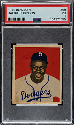 1949 Bowman #50 Jackie Robinson PSA POOR 1