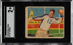 1935 R331 National Chicle Football #4 Ed Matesic SGC GOOD 2