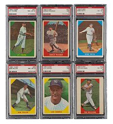 1960 Fleer Baseball Greats PSA-Graded Complete Set (79)