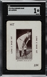 1914 WG4 Polo Grounds Game Joe Jackson SGC POOR 1