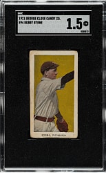 1911 E94 George Close Candy Bobby Byrne SGC FAIR 1.5 - Gold Background