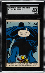1966 Donruss "Marvel Super Heroes" #12 Iron Man Get the Lead Out! SGC VG/EX 4