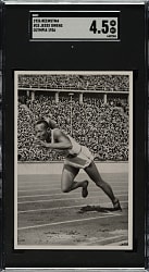 1936 Reemstma Cigarettes Olympia Band II #33 Jesse Owens SGC VG/EX+ 4.5