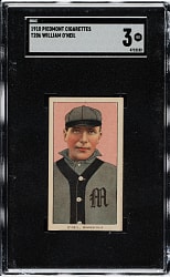 1909-1911 T206 White Border William J. O'Neil SGC VG 3