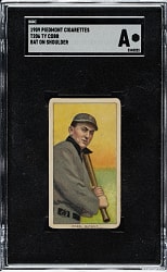 1909-1911 T206 White Border Ty Cobb Bat On Shoulder SGC Authentic