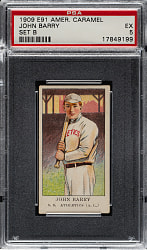 1909-1911 E91-B American Caramel John Barry PSA EX 5