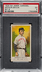1909-1911 E91-B American Caramel Arthur Devlin PSA EX 5