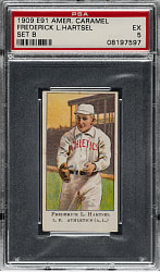 1909-1911 E91-B American Caramel Frederik Hartsel PSA EX 5