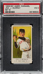 1909-1911 E91B American Caramel Red Murray PSA VG 3