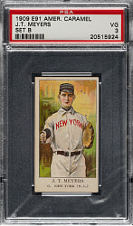 1909-1911 E91-B American Caramel Chief Meyers PSA VG 3