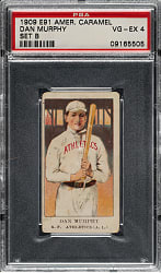 1909-1911 E91-B American Caramel Daniel Murphy PSA VG-EX 4