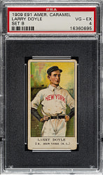 1909-1911 E91-B American Caramel Larry Doyle PSA VG-EX 4