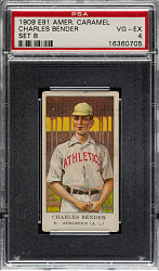 1909-1911 E91-B American Caramel Chief Bender PSA VG-EX 4