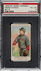 1909-1911 E91-B American Caramel Frank Chance PSA VG-EX 4