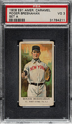1909-1911 E91-A American Caramel Roger Bresnahan PSA VG 3