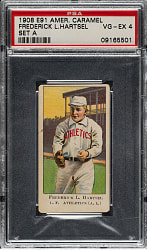 1909-1911 E91-A American Caramel Frederick Hartsel PSA VG-EX 4