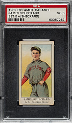 1909-1911 E91-B American Caramel James Sheckard PSA VG 3