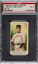 1909-1911 E91-B American Caramel Cy Seymour PSA VG 3