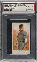 1909-1911 E91-B American Caramel Frank Schulte PSA GOOD 2